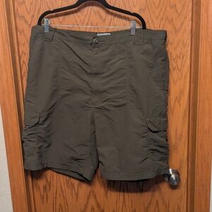 Wrangler quick dry big and tall men's shorts (green)